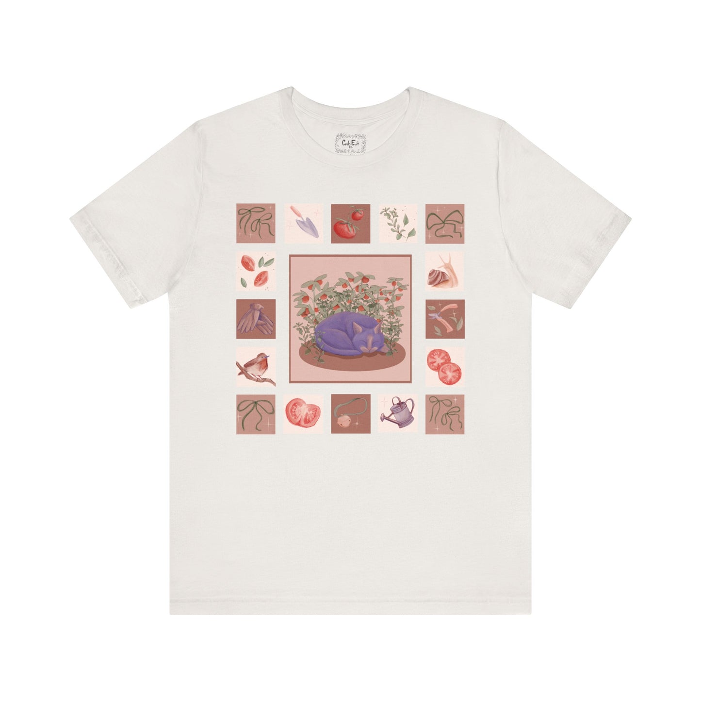 Tomato Garden Cat Tshirt