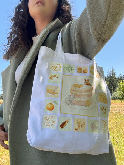 Mice In The Kitchen Pastel Tote Bag