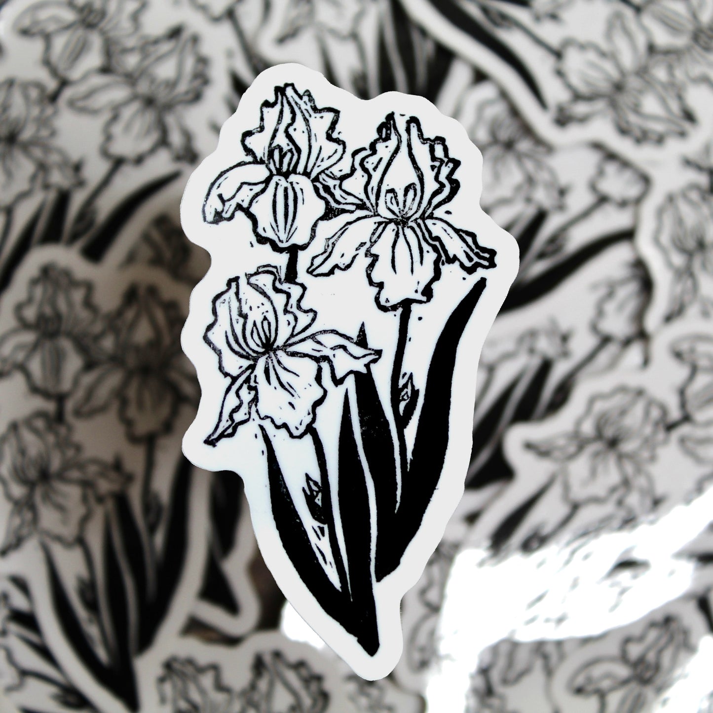 Twin Iris Sticker