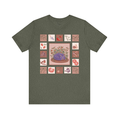 Tomato Garden Cat Tshirt