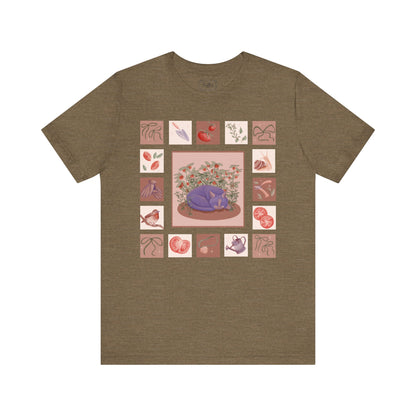 Tomato Garden Cat Tshirt