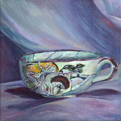 Broken Soup Mug 8x8 Art Print