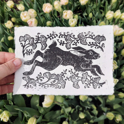 Black Rabbit Print