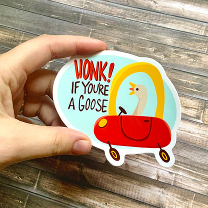Honk Silly Goose Bumper Sticker