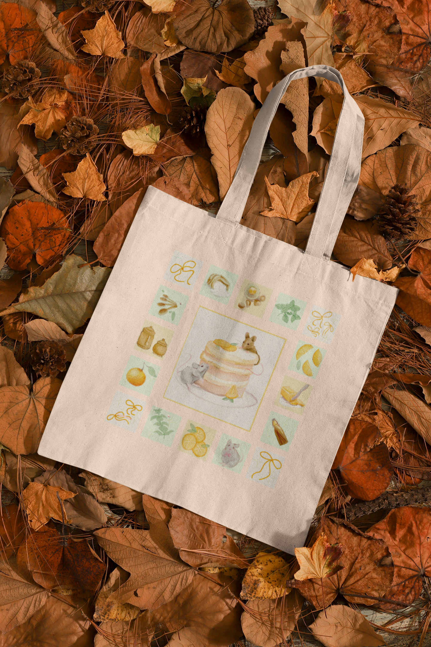 Mice In The Kitchen Pastel Tote Bag