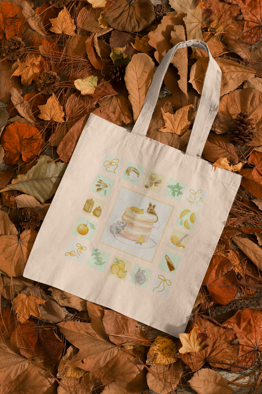 Mice In The Kitchen Pastel Tote Bag
